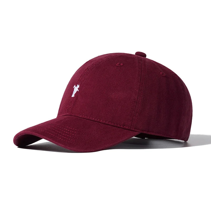 Unisex Cotton Baseball Cap – Simple Farmer Embroidery Casual Adjustable Sun Hat