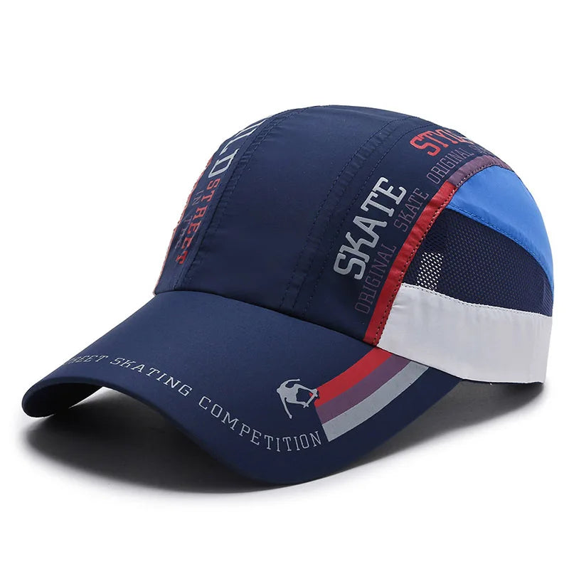 Breathable Quick Dry Unisex Baseball Cap for Outdoor Sports and Sun Protection For Women & Men