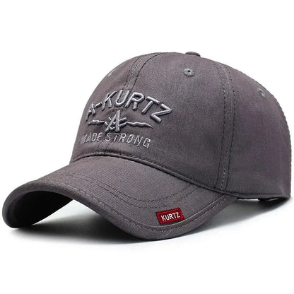 Unisex Korean Style Baseball Cap Embroidered Casual Outdoor Sun Hat