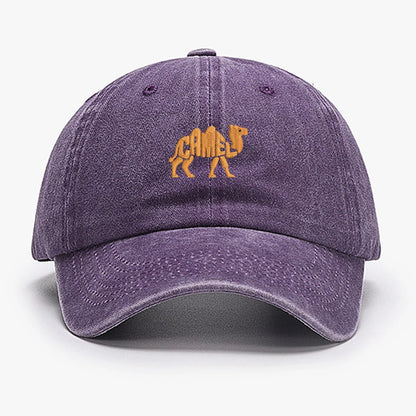 Camel Embroidered Exquisite Animal vintage cotton Baseball caps Men Women Washed Hat Sports Fishing Dad Summer Peaked cap