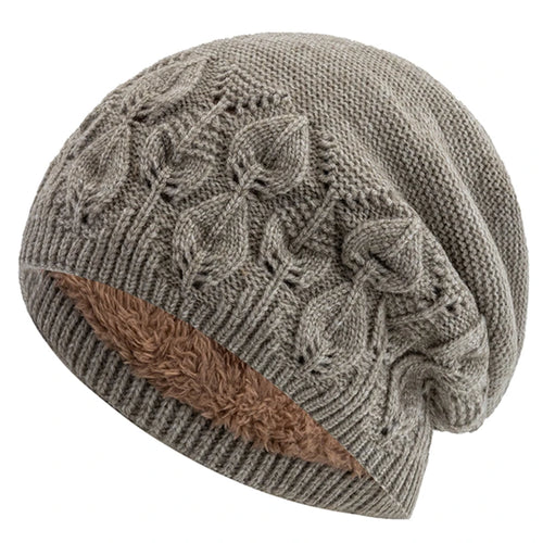 New Style Winter Hat Fashion Plush Fur Lined Hat For Men And Women Outdoor Peacock Feathers Figure Beanie Keep Warm Winter Cap