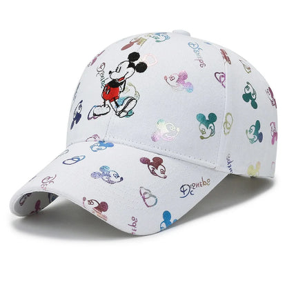 Hot Sale Women Cartoon Cap Mickey Mouse Baseball Cap Female Streetwear Dad Hat
