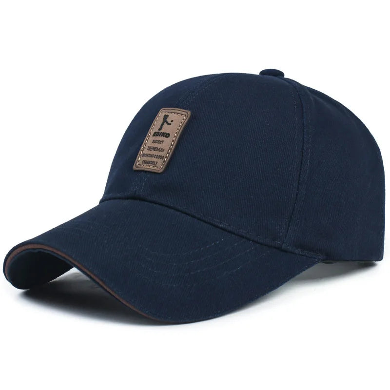 Structured Baseball Caps for Women Men Solid Snapback Label Stick Sunhat Outdoor Breathable Hip Hop Baseball Hat Trucker Dad Cap