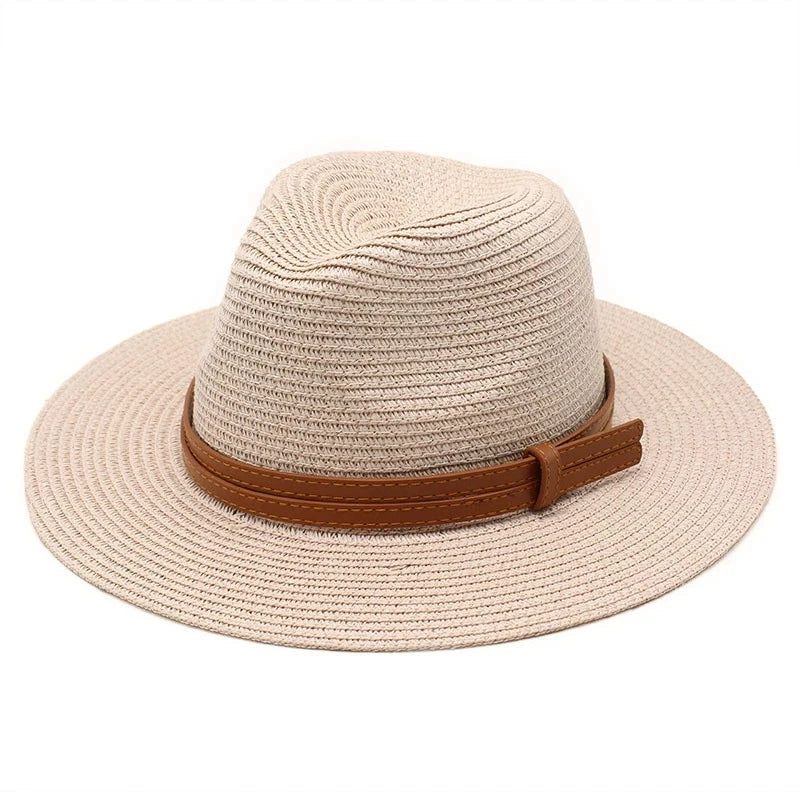 Beach Hats for Men and Women Beach Outdoor Sun Protection Visors Sun Hats Jazz Straw Hat