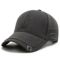 Men’s Korean Style Black Baseball Cap Casual Minimalist Sunshade Hat