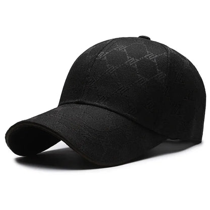 Unisex Three-Line Stitched Distressed Baseball Cap Four Seasons Casual Sun Protection Hat