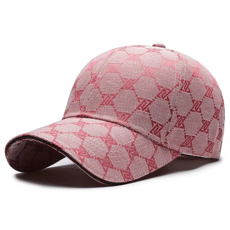 Unisex Distressed Baseball Cap Casual Sun Protection Hat Three-Line Design