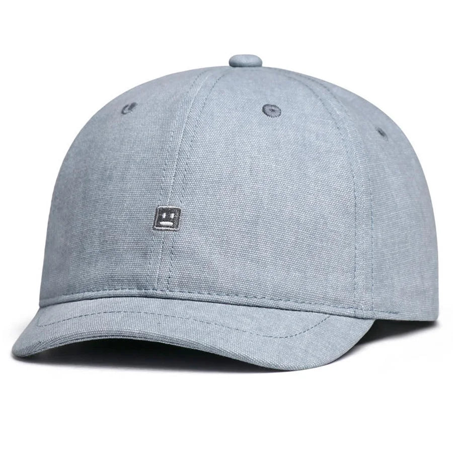 Short Brim Baseball Cap for Men and Women, Personalized Small Brim Hat, Minimalist Baseball Cap