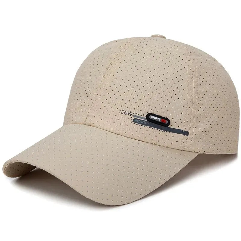 Men’s Quick Dry Mesh Baseball Cap Breathable Outdoor Fishing Cycling Sun Protection Hat