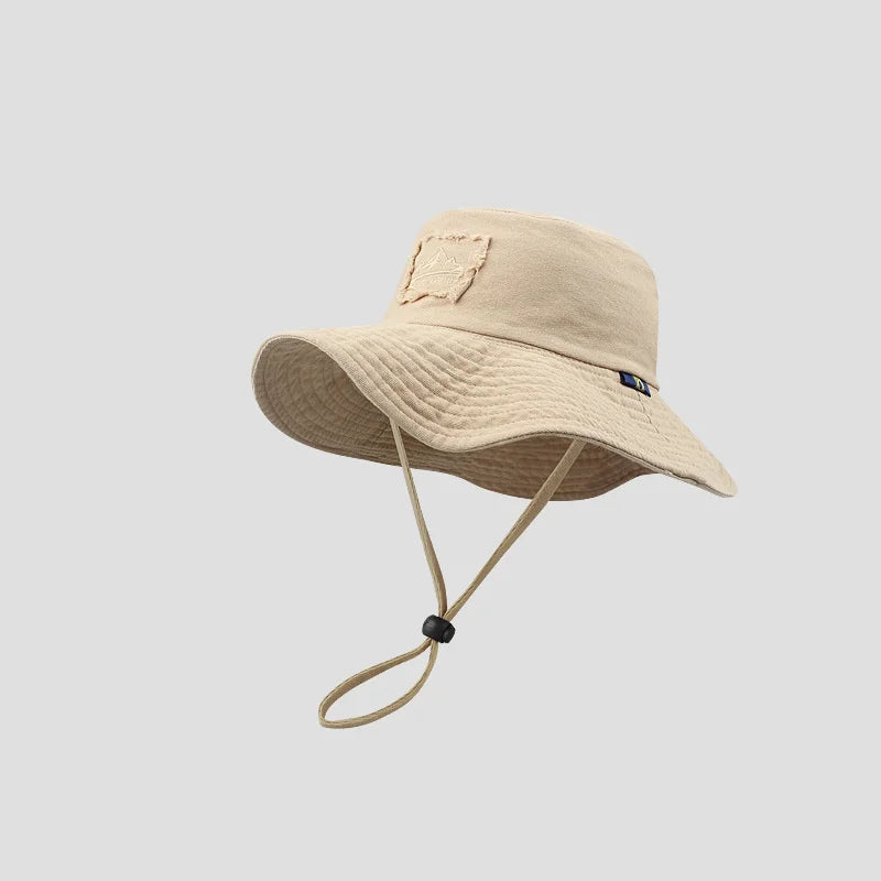 Unisex Wide Brim Bucket Hat – UV Protection Outdoor Fishing Hiking Safari Sun Hat