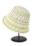 2025 New Summer Striped Solid Hollow out Bowl Hats for Women's Casual Korean Foldable Sun Hat  Bucket Hat Panama Travel Cap
