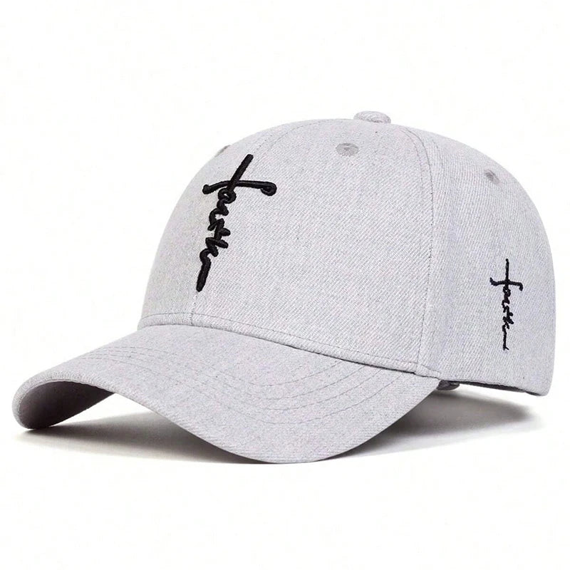 Fashion Faith Embroidery Baseball Cap Men Women Spring Summer sun Hats Cotton Snapback Hat Unisex Hip Hop Trucker Caps Gorras