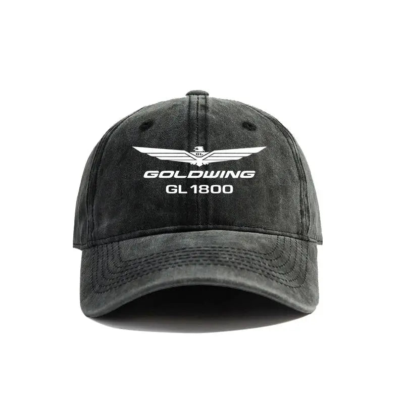2025 Goldwing GL1800 Baseball Cap Distressed Hats Cap Men Retro Outdoor Summer Adjustable Hat Casual and Versatile