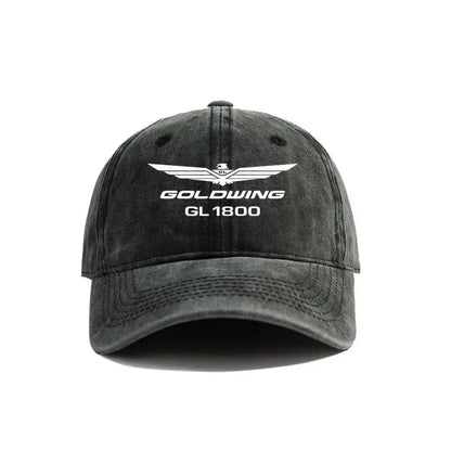 2025 Goldwing GL1800 Baseball Cap Distressed Hats Cap Men Retro Outdoor Summer Adjustable Hat Casual and Versatile