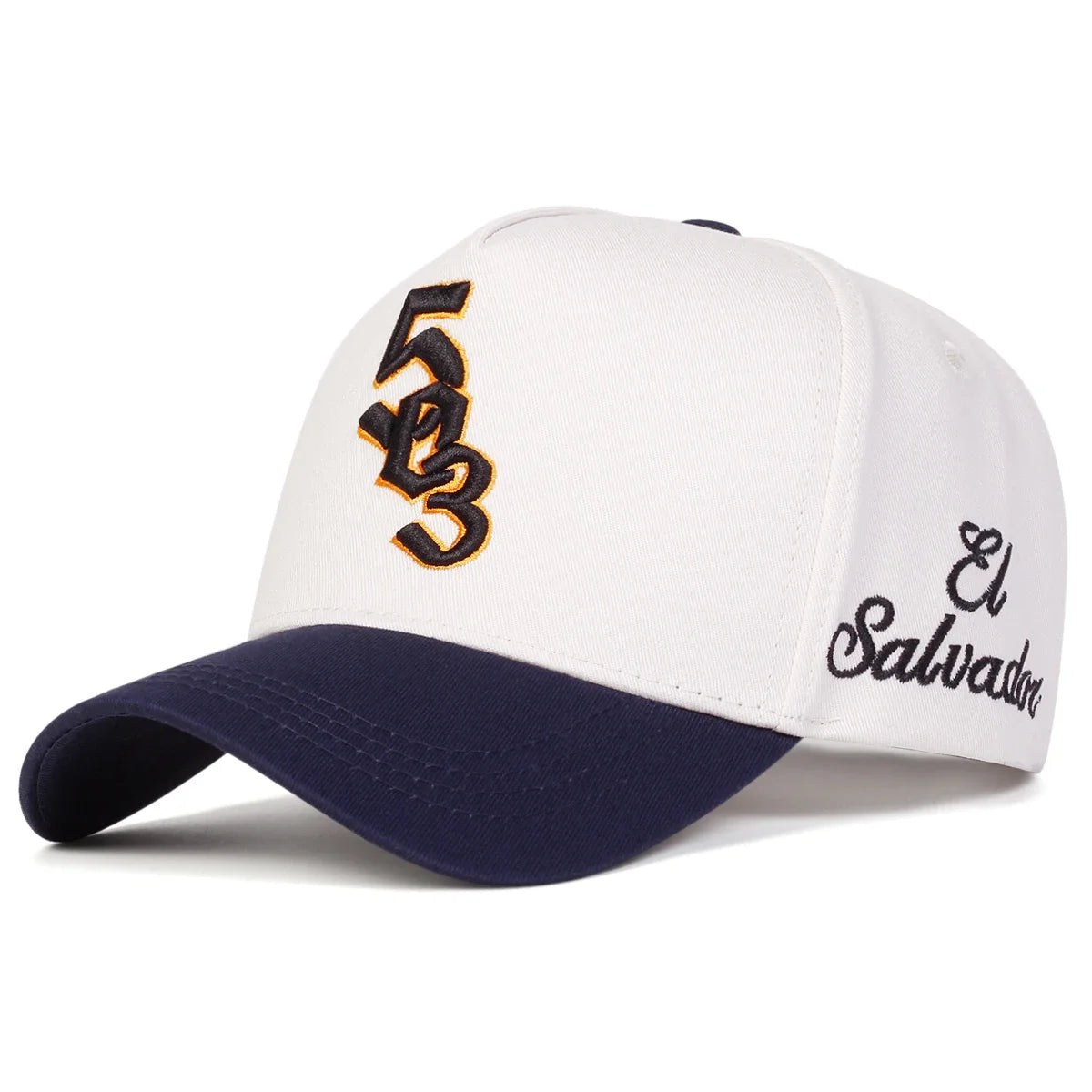Unisex 503 Salvador Letter Embroidery Baseball Caps Spring and Autumn Outdoor Adjustable Casual Hats Hip Hop Hat Sunscreen Hat