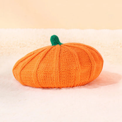 2022 Knitted Cute Hallowmas Hat Cap Adult Child Soft pumpkin Beanie Cap Hat For New Year Kids Hallowmas Gift