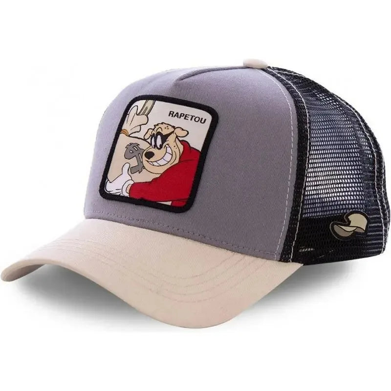 Hot Sale Unisex Anime Cartoon Cap Patch Draw Baseball Cap Men Women Trucker Hat