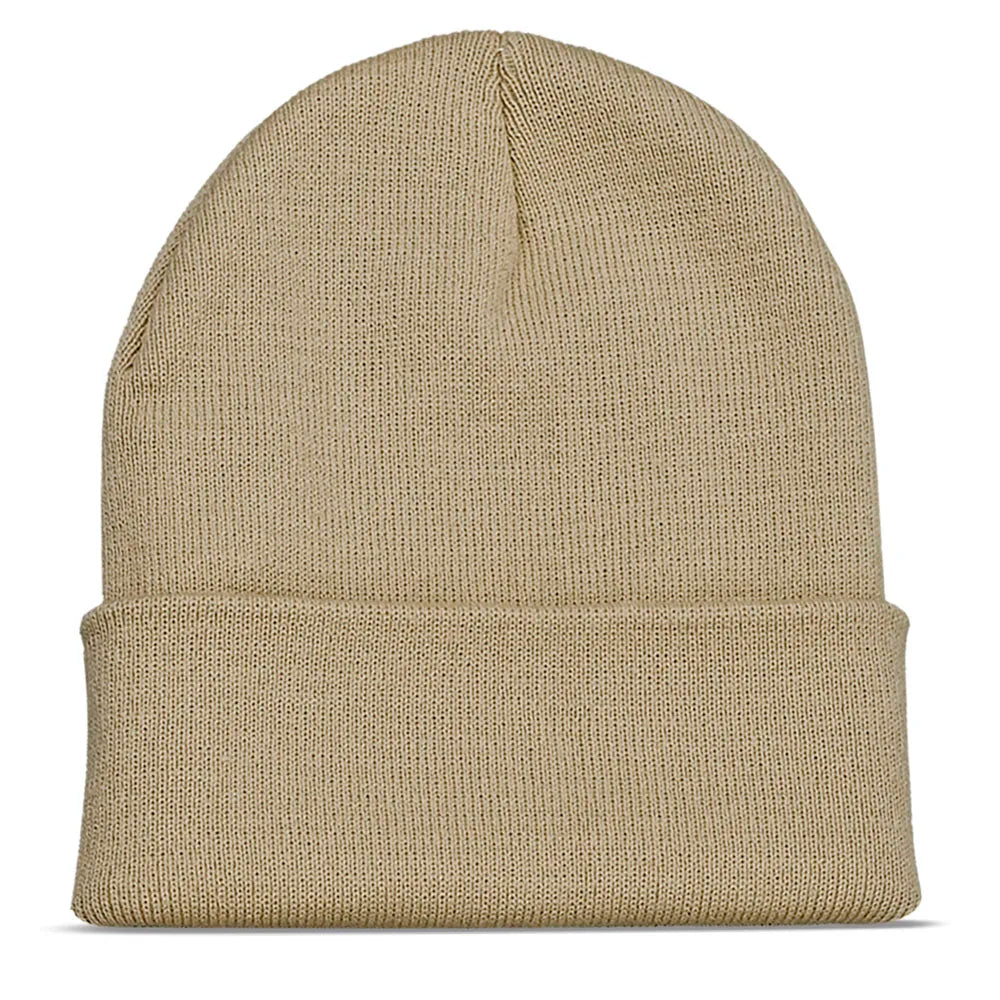Personalized Custom Beanies Hats with Embroidery Text Logo for Men Women Warm Winter Knitted Cuff Beanie Cap Dropshipping