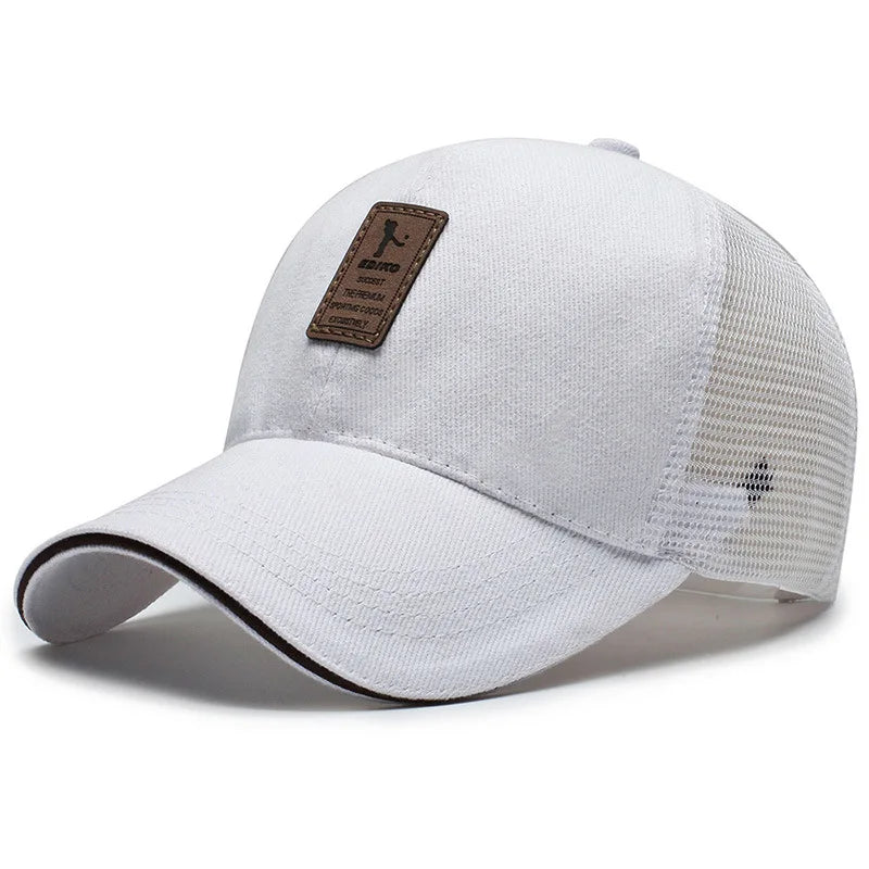 Unisex Mesh Baseball Cap – Breathable Outdoor Sports Sun Hat, Korean Style