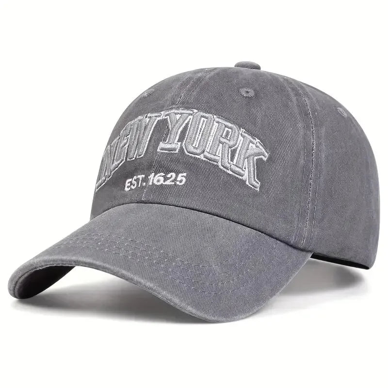 1/6PCS/Set Embroidered Baseball Cap For Women Men New Spring Summer Sunhat Retro Washable Sport Snapback Cap Hip Hop Fishing Hat