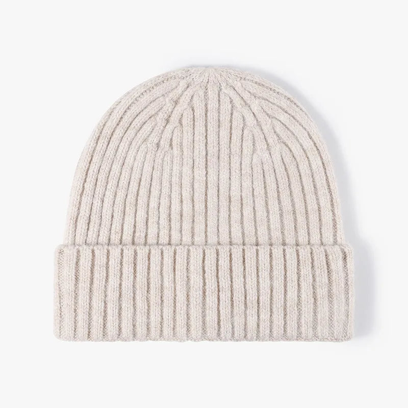 New Cool Women Man Autumn Winter Thick Wool Beanie Hat High Quality Outdoor Earflaps Warm Knitted Beanie Cap Hat For Men Women