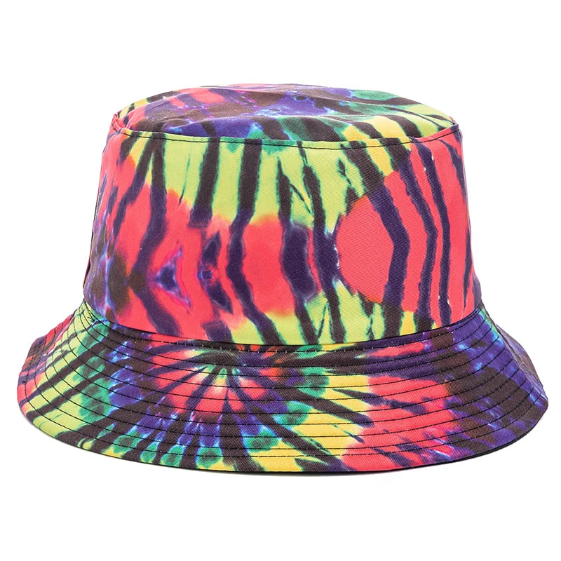 Hot Sale Unisex Bucket Hats Summer Double-sided Wear Fruit Printing Women Cap Outdoor Sun Hat Men Classic Panama Bucket Hat