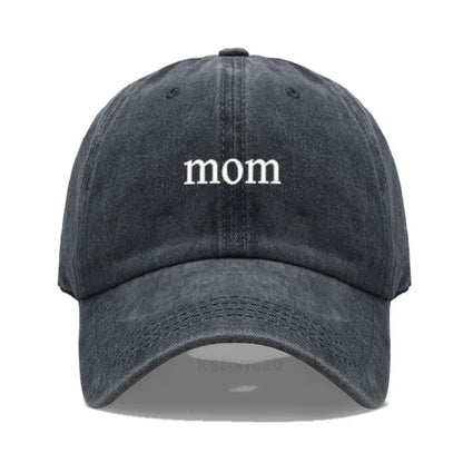 New dad mom Embroidery Soft Cotton Baseball Cap Fashion Women Men Hat Sport Visors Snapback Cap Sun Hat Breathable Outdoor Caps