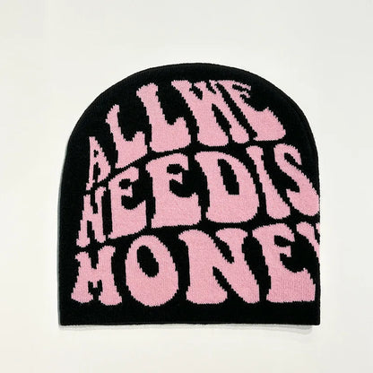 Fashion Printed Knitted Hat Women Men Couple Warm Y2K Beanies Bonnet Wool Skullies Hoods Lady Accessories Hip hop Gorra