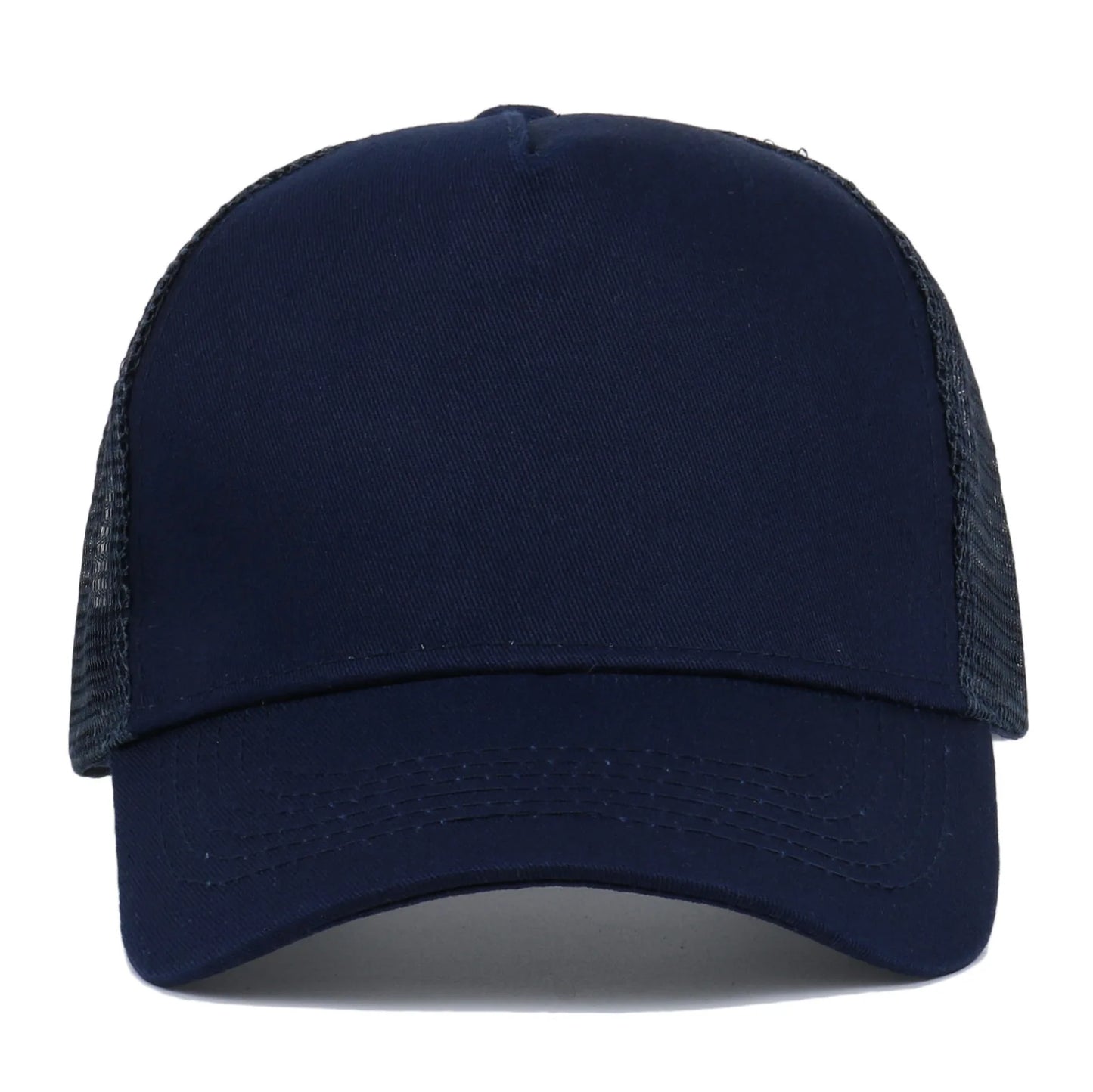 Mesh Cap Women Spring Summer Hats For Women Baseball Cap Cotton Solid Colored Wholesale Stock 6 Panel 5 Panel Breathable Cap