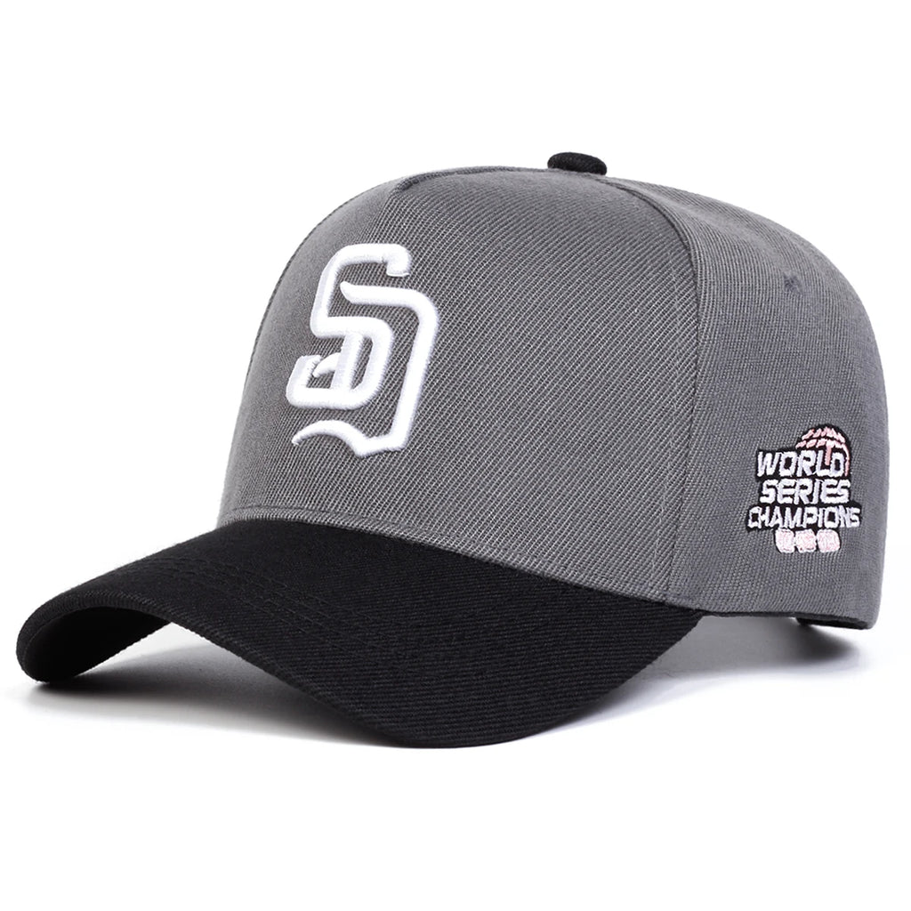 Unisex SD Letter Embroidery Baseball Caps Spring and Autumn Outdoor Adjustable Casual Hats Hip Hop Hat Sunscreen Hat