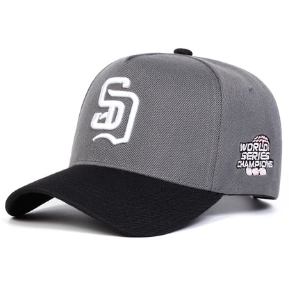 Unisex SD Letter Embroidery Baseball Caps Spring and Autumn Outdoor Adjustable Casual Hats Hip Hop Hat Sunscreen Hat
