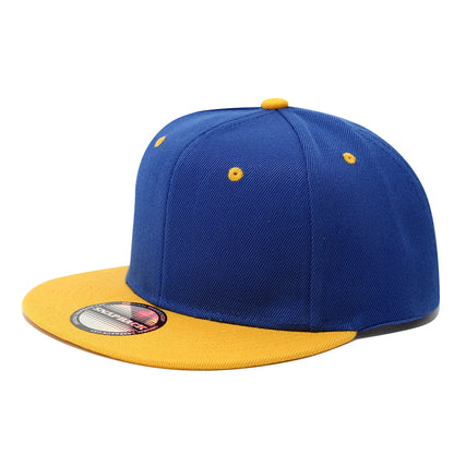 Flat Edge Baseball Cap Korean Version Two-color Splicing Hip-hop Hat Men's and Women's Tide Street Cool Hip-hop Hat