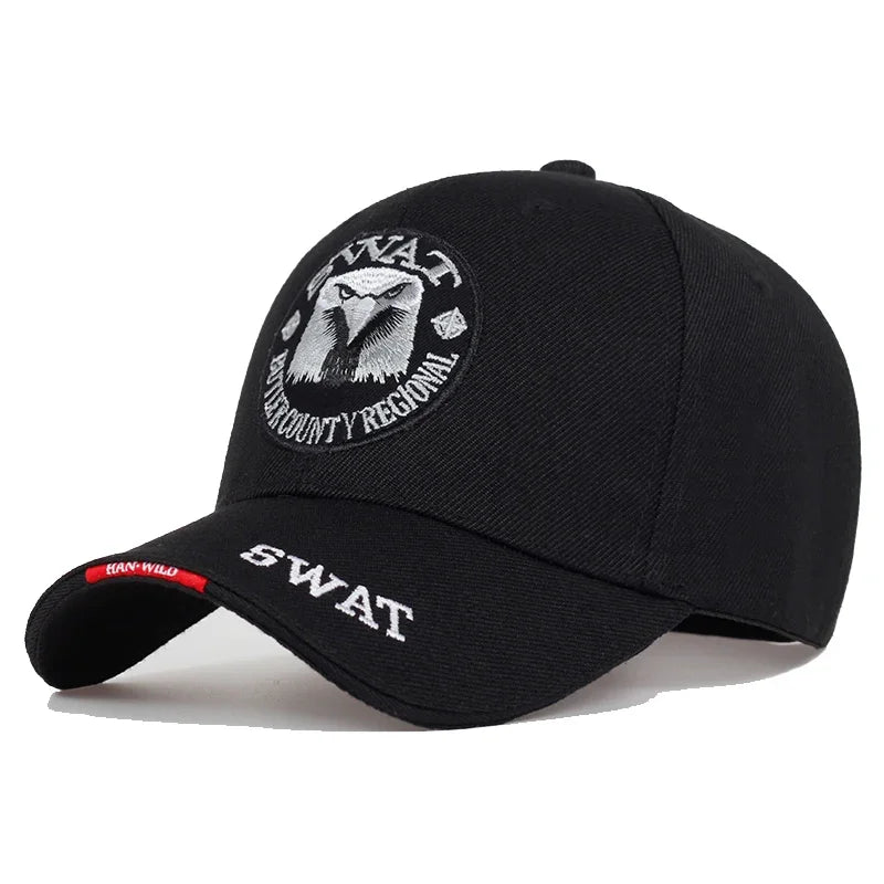 Unisex Eagle Embroidery Baseball Caps Outdoor Adjustable Spring and Autumn Casual Sunscreen Hat