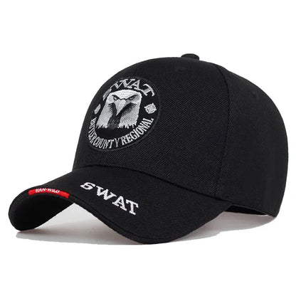 Unisex Eagle Embroidery Baseball Caps Outdoor Adjustable Spring and Autumn Casual Sunscreen Hat