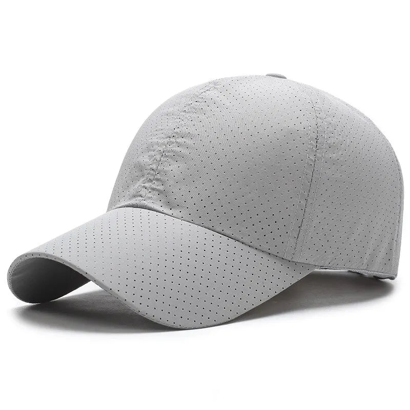 Unisex Mesh Baseball Cap – Breathable Solid Color Sun Hat, Korean Style