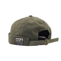 Unisex Brimless Melon Cap – Retro Letter Solid Color Docker Beanie Street Hip Hop Hat