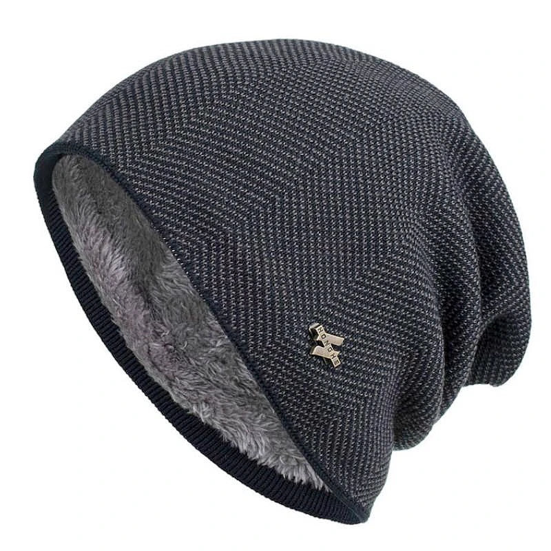 New Unisex Warm Winter Hat Fashion Men & Women Thick Knitted Hat Outdoor Sports Ski Beanie Hats