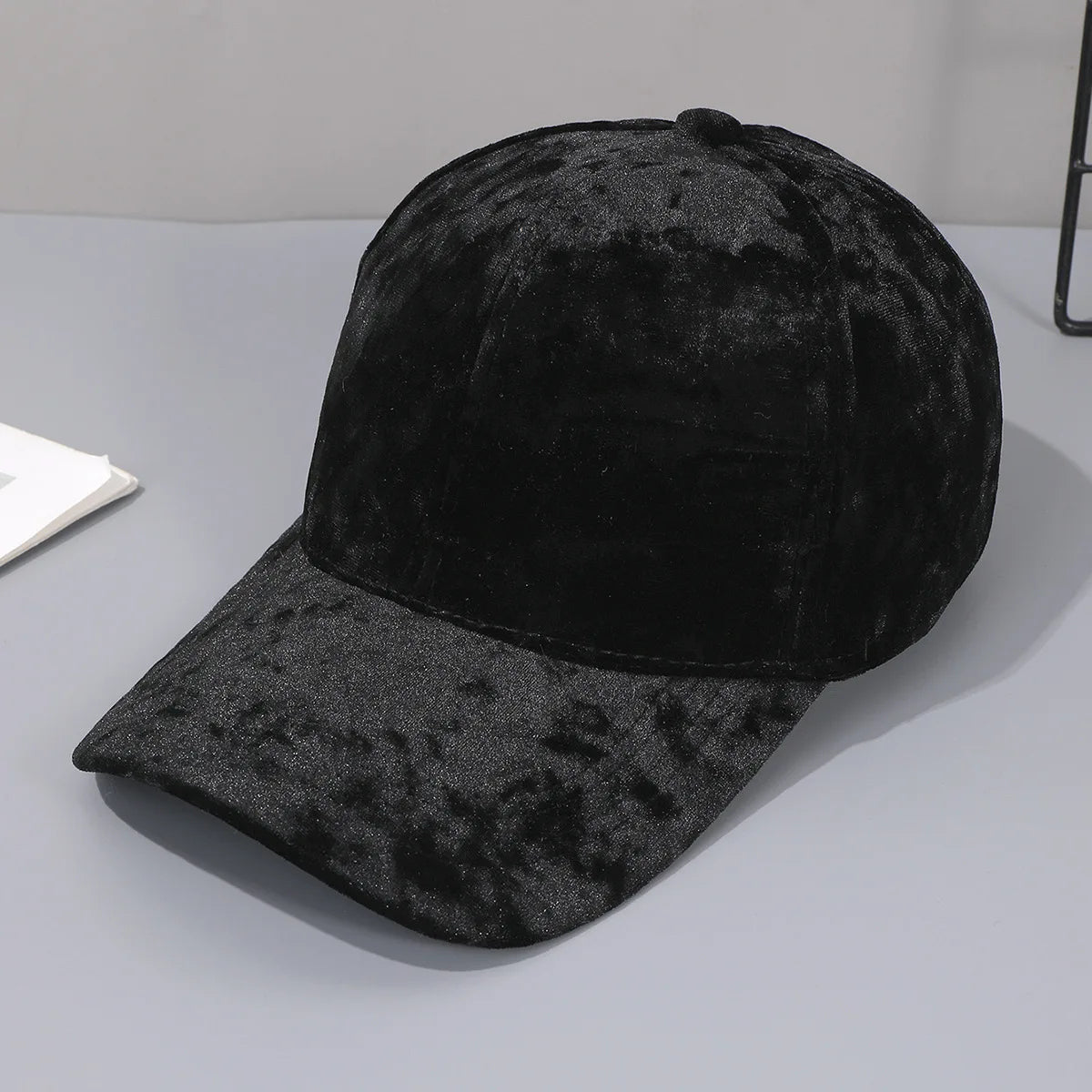 Autumn Winter Velvet Baseball Cap - Unisex Curved Brim Casual Hat, Soft Adjustable Snapback For Men Women