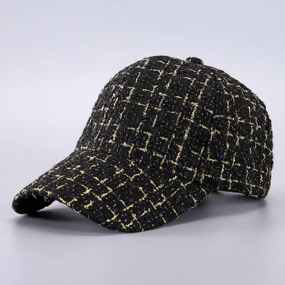 Plaid Baseball Cap - Lightweight, Adjustable, and Breathable for Autumn/Winter Outdoor Activities