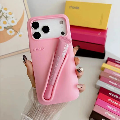 Phone Lipstick Case with Box & Lips – Rhode Silicone Cover