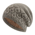 New Style Winter Hat Fashion Plush Fur Lined Hat For Men And Women Outdoor Peacock Feathers Figure Beanie Keep Warm Winter Cap