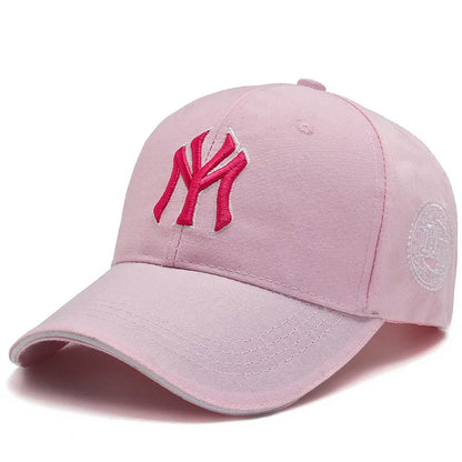 Fashion Letters MY Embroidery Baseball Cap For Women Men Cotton Unisex-Teens Snapback Flat Bill Hip Hop Tide Hats Visors Sun Hat
