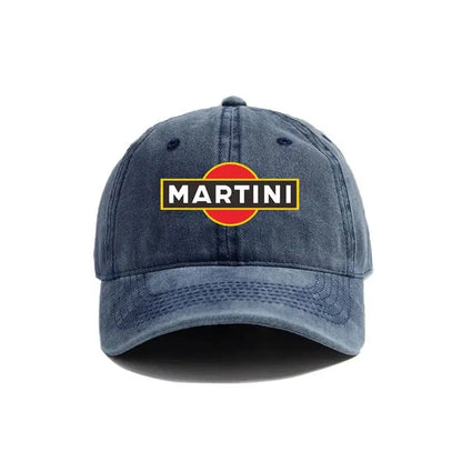 Martini Racing Baseball Caps Distressed Hats Cap Men Women Retro Outdoor Summer Adjustable Dad Hats