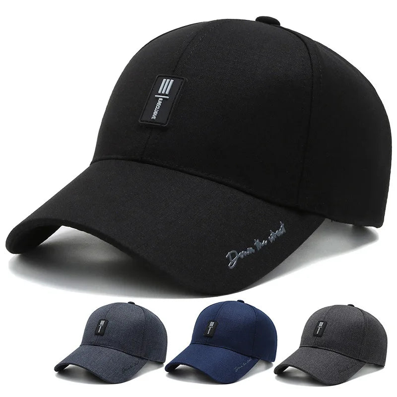 Men’s Dad Hat Baseball Cap Casual Outdoor Sunshade Four Seasons Sports Cap