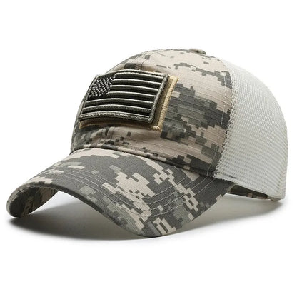 Unisex Mesh Baseball Cap – Breathable Embroidered Summer Outdoor Sun Hat