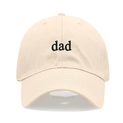 New dad mom Embroidery Soft Cotton Baseball Cap Fashion Women Men Hat Sport Visors Snapback Cap Sun Hat Breathable Outdoor Caps