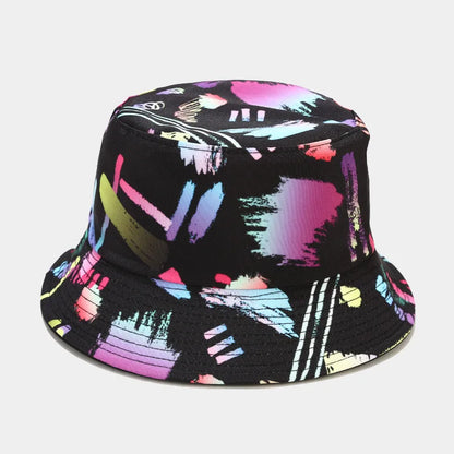 fashion plant printing pattern fisherman hat spring and summer outdoor sun protection fisherman cap unises fishing caps