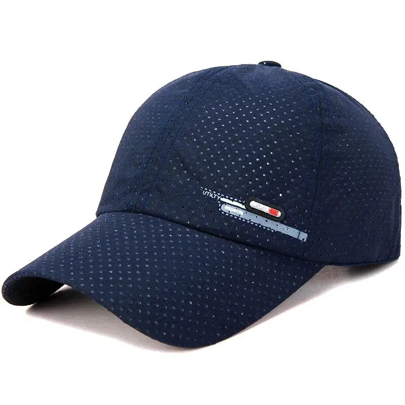 Men’s Quick Dry Mesh Baseball Cap Breathable Outdoor Fishing Cycling Sun Protection Hat