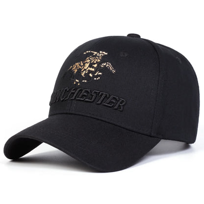 Unisex Winchester Letter Embroidery Baseball Caps Spring and Autumn Outdoor Adjustable Casual Hats Sunscreen Hat