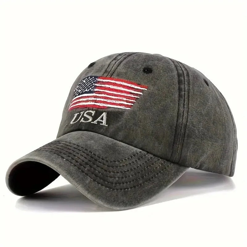 Lightweight Adjustable Unisex Embroidery Baseball Cap Solid Color Casual Dad Hat For Women & Men